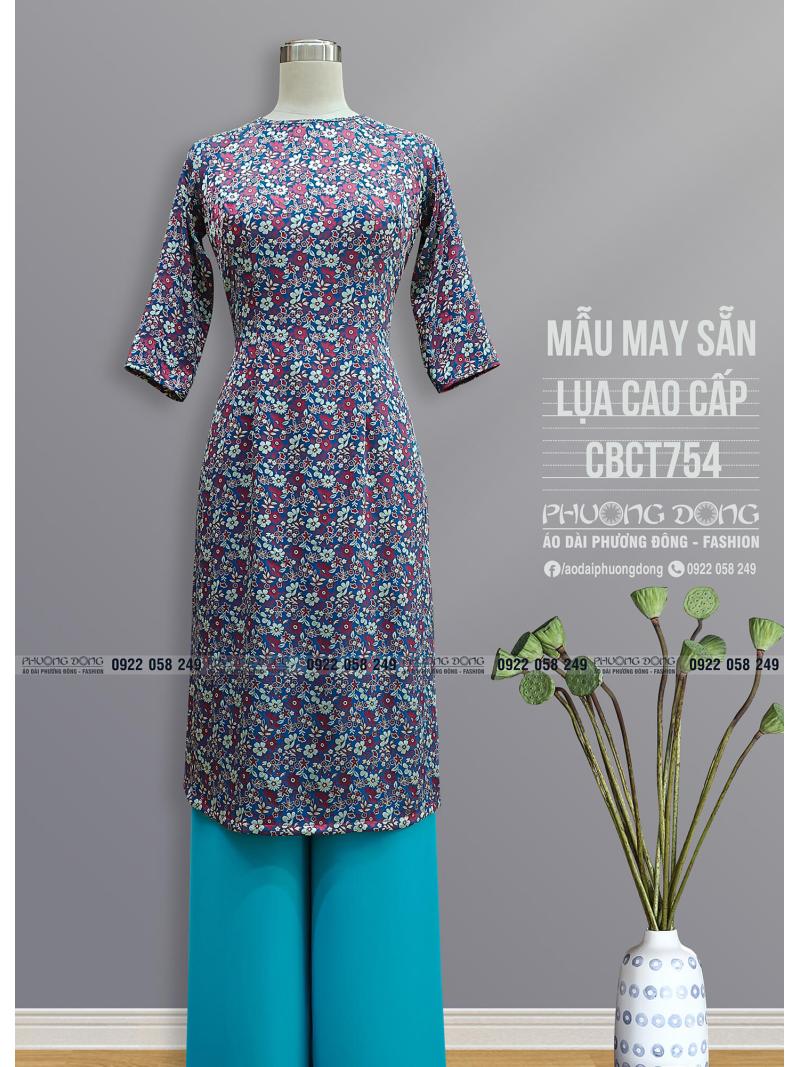 Áo Dài Cách Tân Lụa Cao Cấp CBCT754